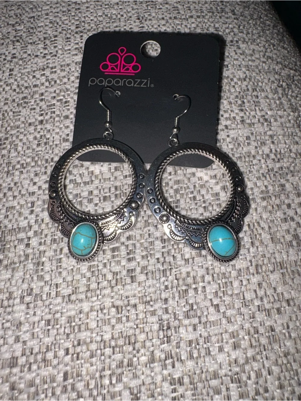 Natural Springs Blue Earring